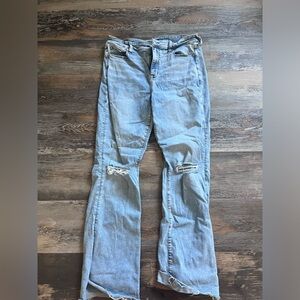 American Eagle Jeans, Next Level Rise, Size 16, Flared at the bottom